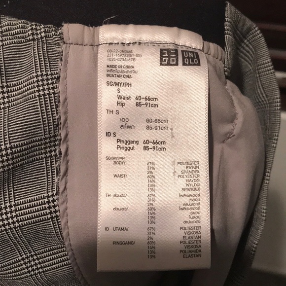 Uniqlo plaid pants - Picture 2 of 2